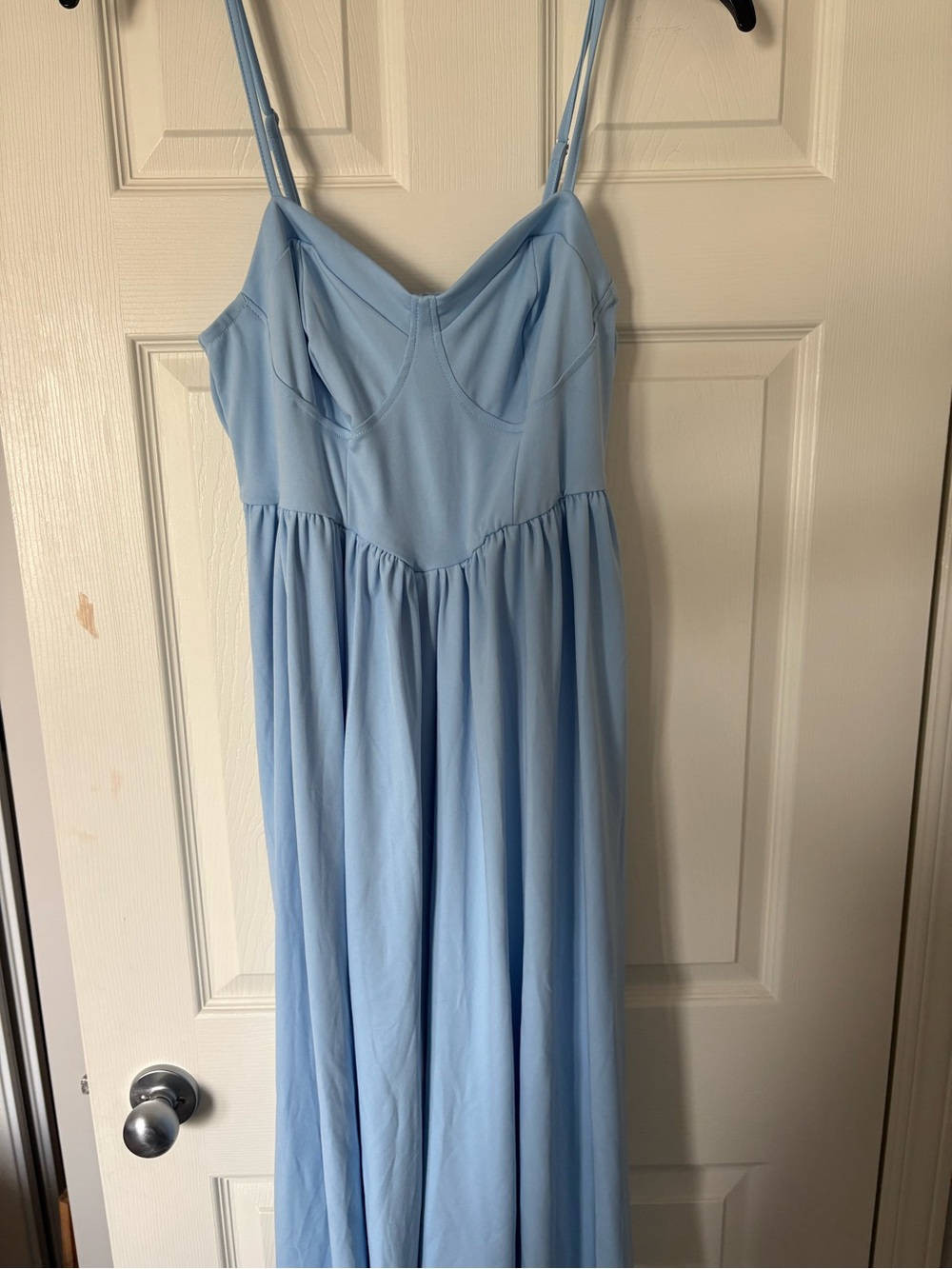 Aerie Light Blue Women's Slip Dress with Adjustable Straps